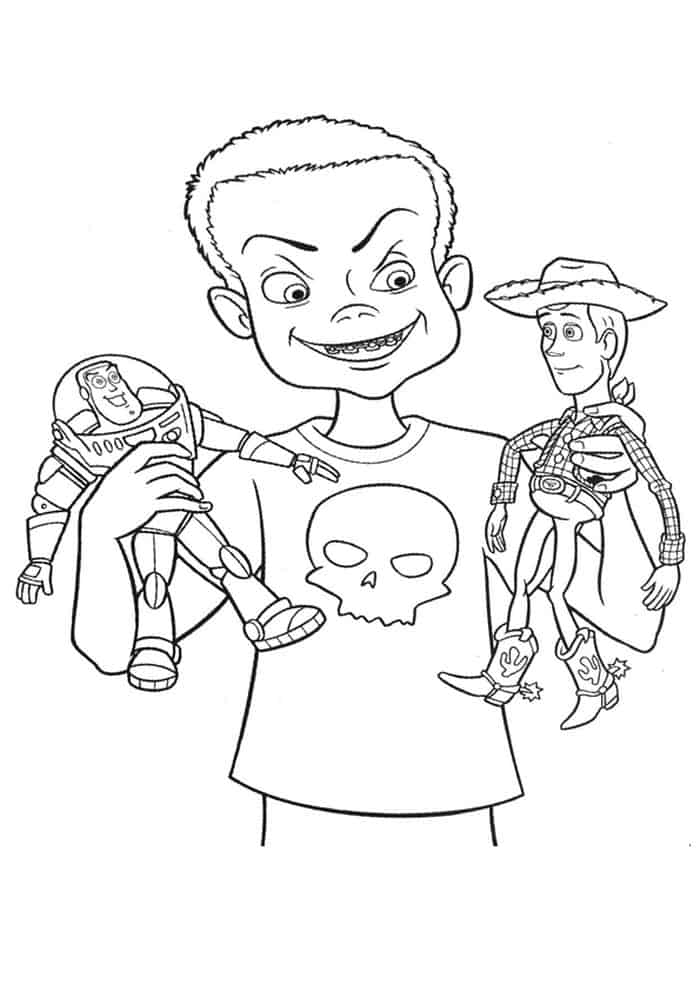 Toy Story Three Coloring Pages