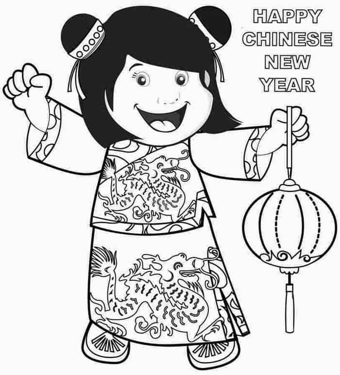 Viacom Chinese New Year Coloring Pages