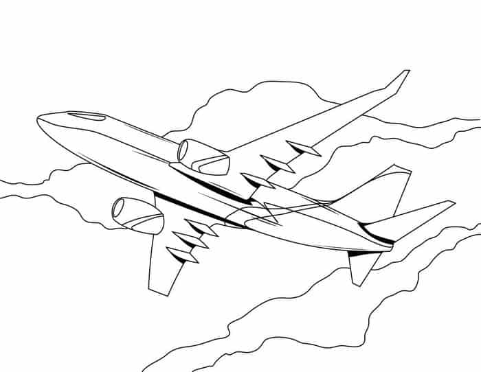 Wwii Airplane Coloring Pages