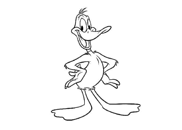 baby looney tunes coloring pages daffy girl
