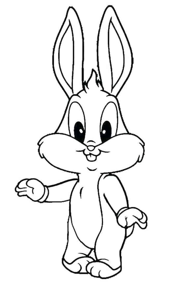 baby looney tunes coloring pages to print