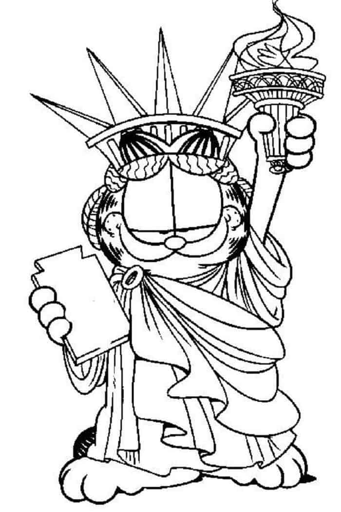 garfield coloring pages for adults