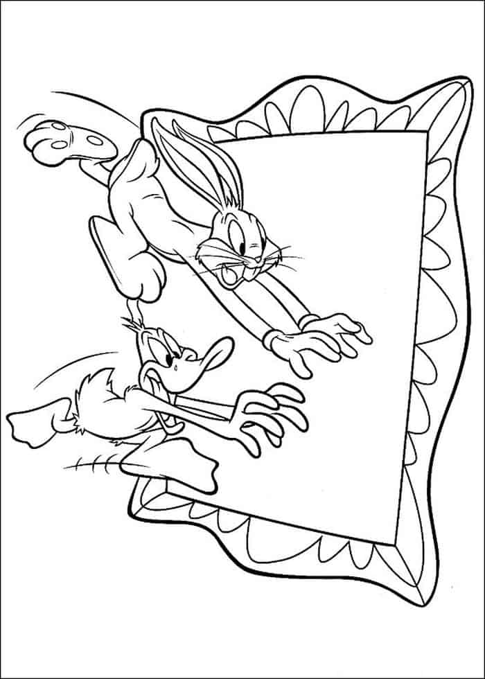 looney tunes coloring book pages