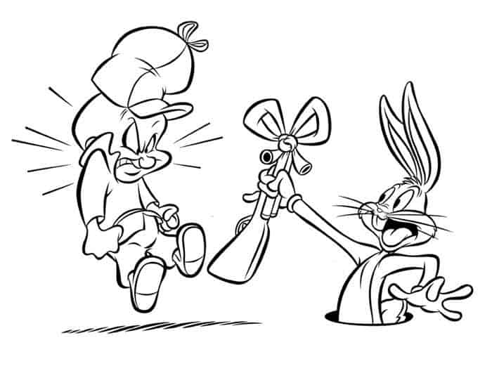 looney tunes duffy coloring pages jpg