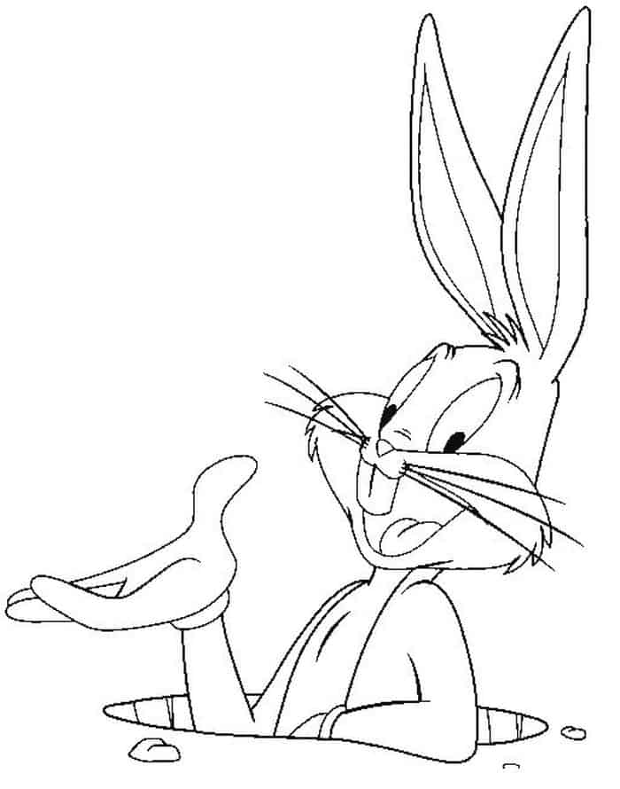 looney tunes free coloring pages bugs and daffy
