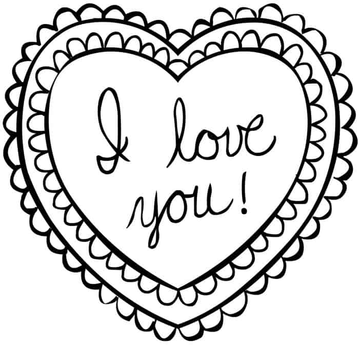 Adult Coloring Pages Valentines Day