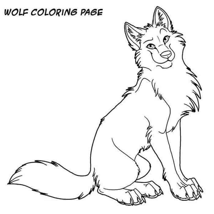 Adult Coloring Pages Wolves