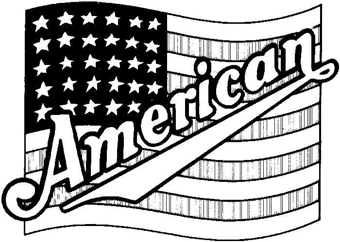 American Flag Christmas Coloring Pages