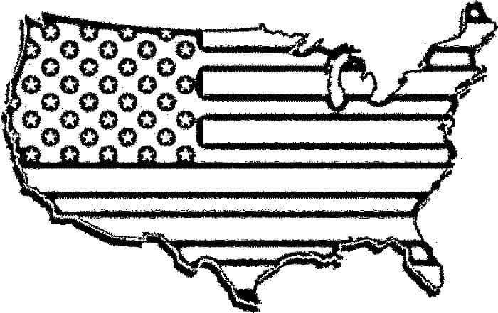 American Flag Under Armor Coloring Pages