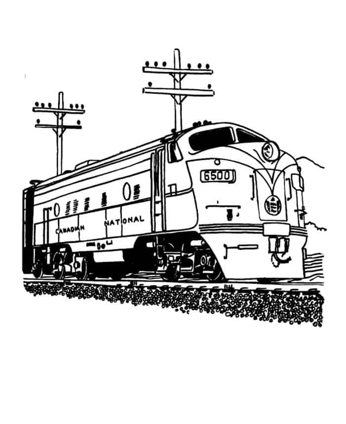 Amtrak Train Coloring Pages