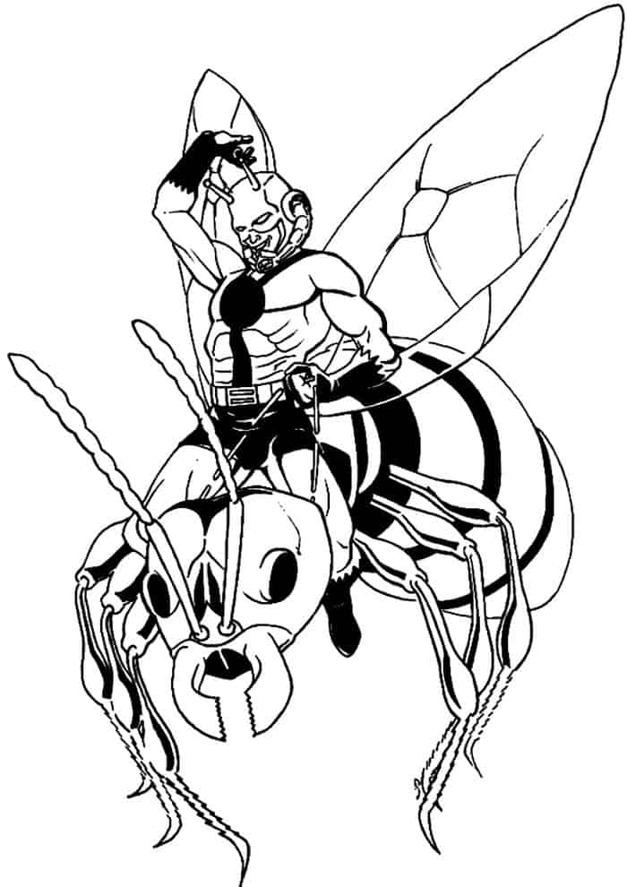 Ant Man Coloring Pages Free Printable