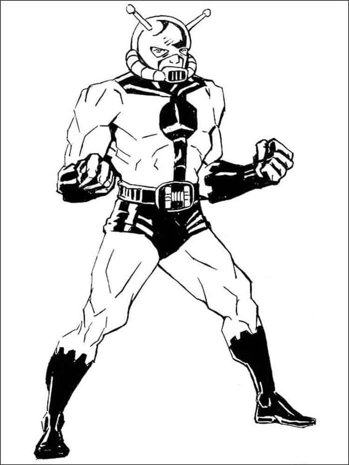 Ant Man Coloring Pages Free