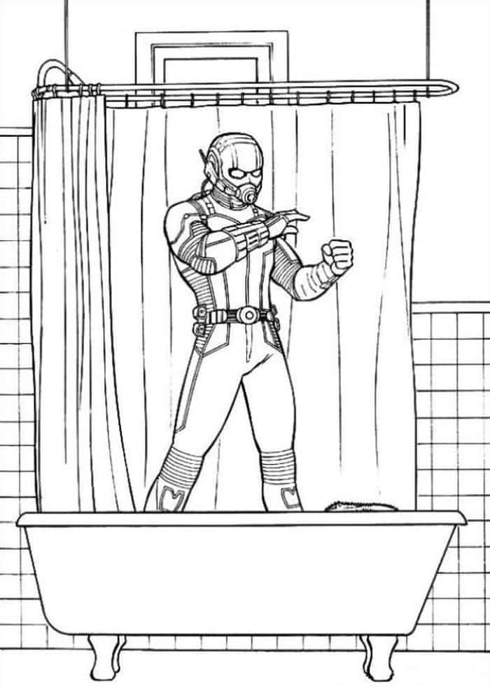 Ant Man Yellowjacket Coloring Pages