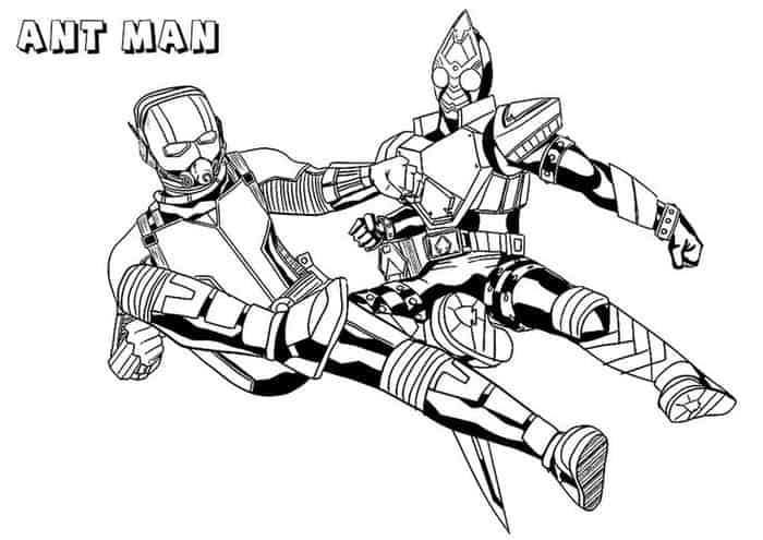Avengers Ant Man Coloring Pages