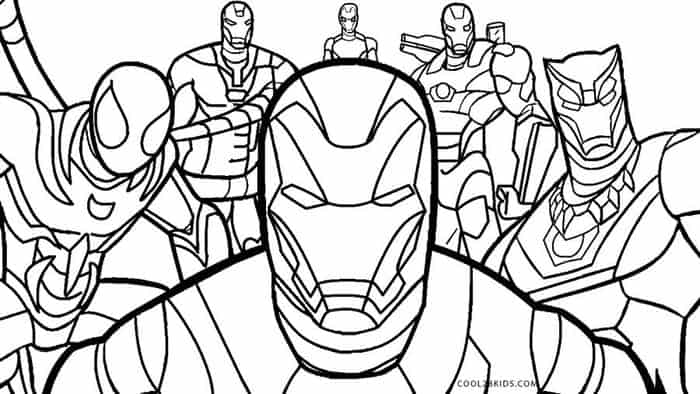 Avengers Coloring Pages For Kids