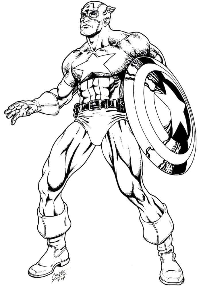 Avengers Coloring Pages Online