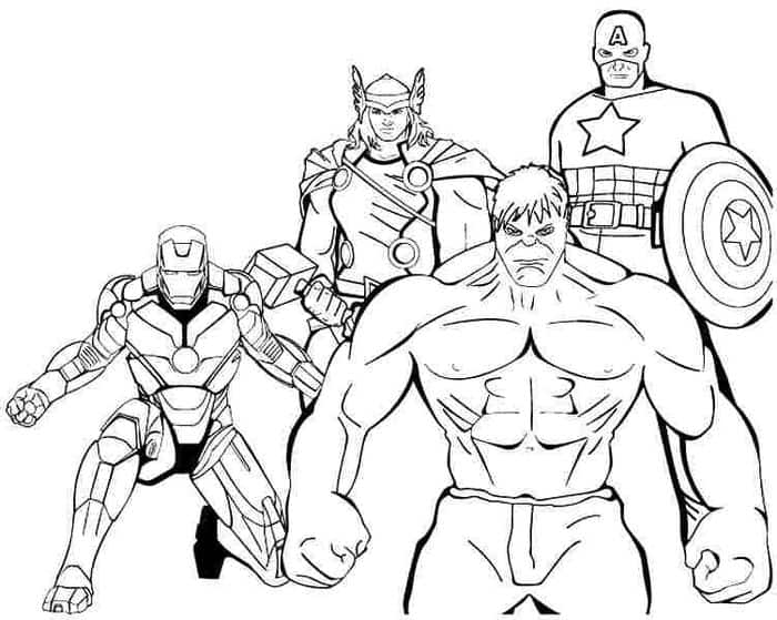 Avengers Infinity War Coloring Pages