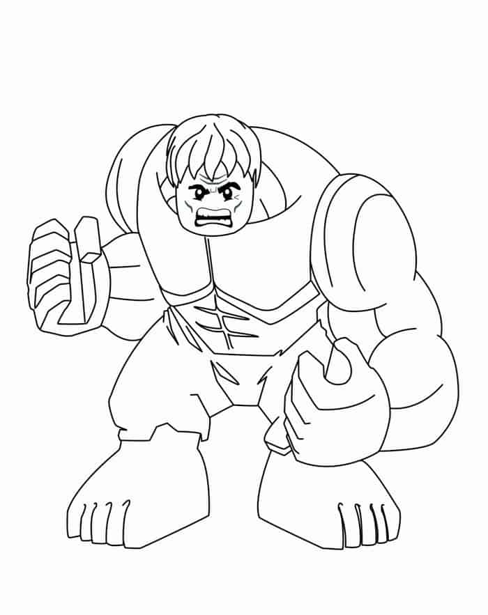 Avengers Lego Coloring Pages