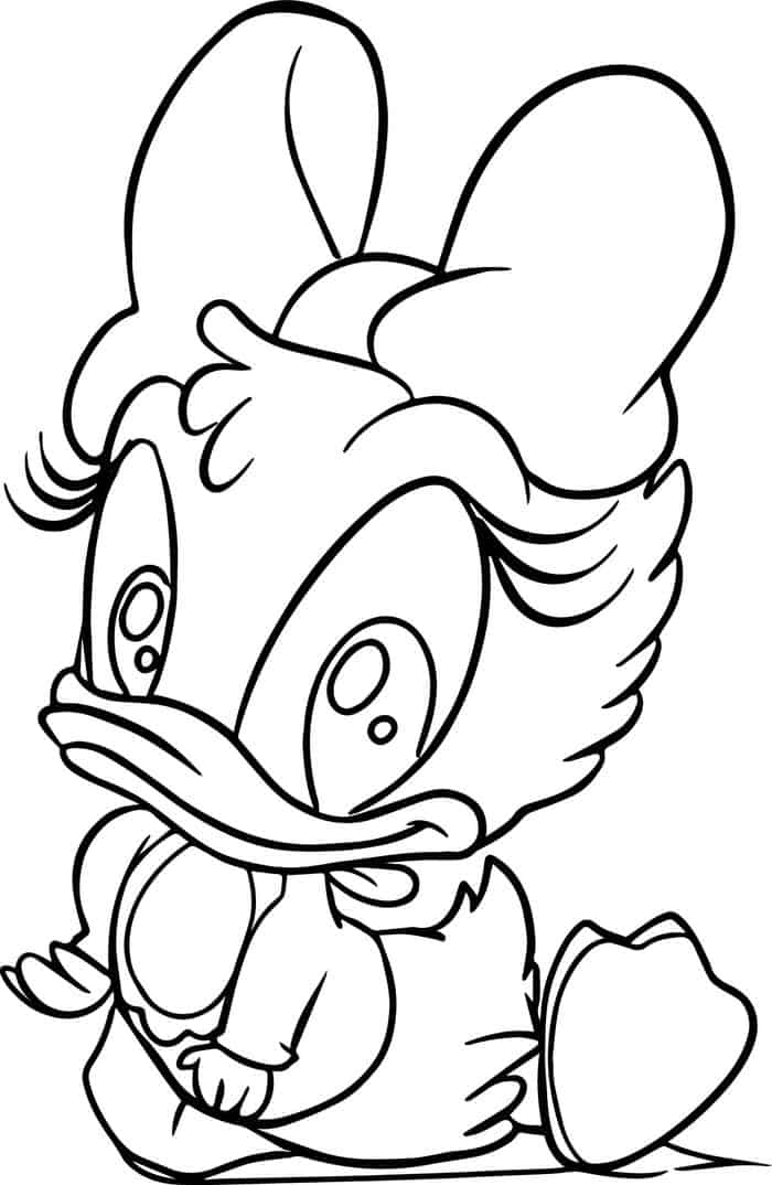 Baby Daisy Duck Coloring Pages
