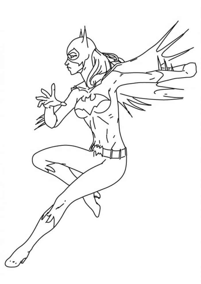 Batgirl Coloring Pages Logo