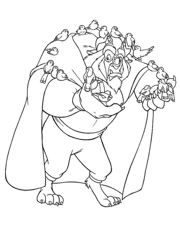 Beauty And The Beast Coloring Pages To Print