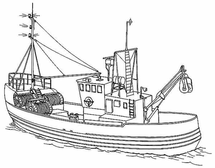 Boat Coloring Pages Adult