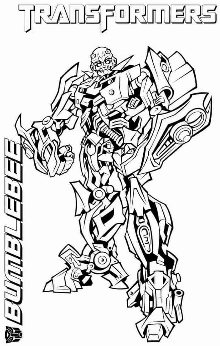 Bumblebee Coloring Pages Transformers