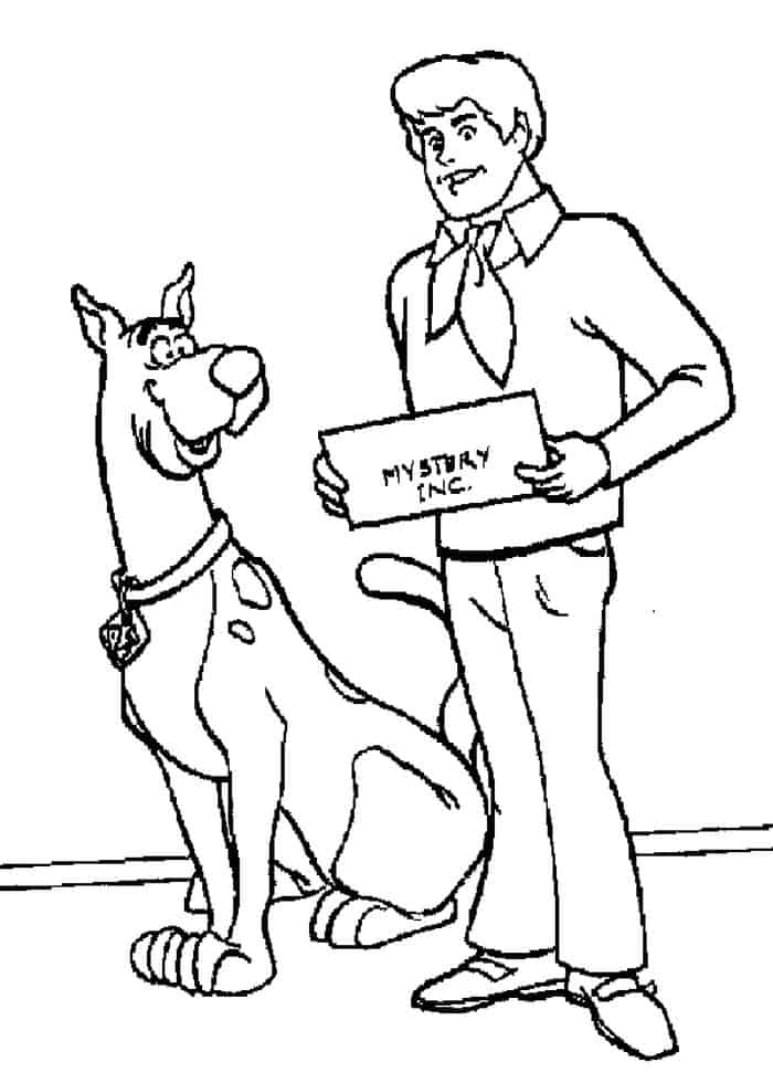 Cfree Coloring Pages Scooby Doo