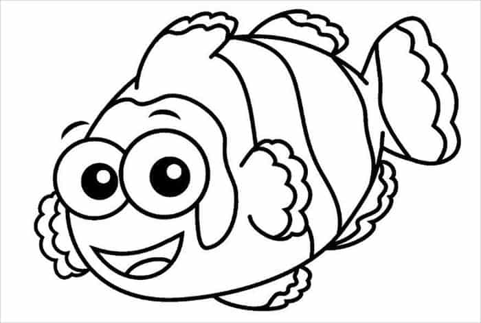 Clown Fish Coloring Pages