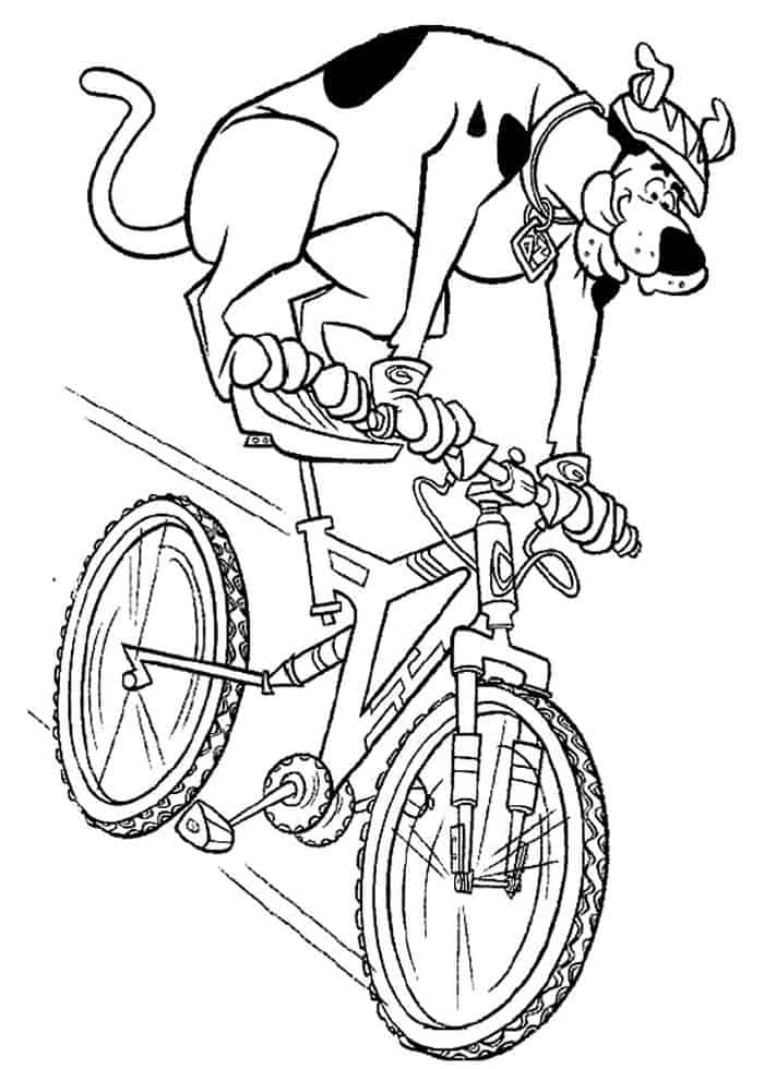 Coloring Book Pages Scooby Doo