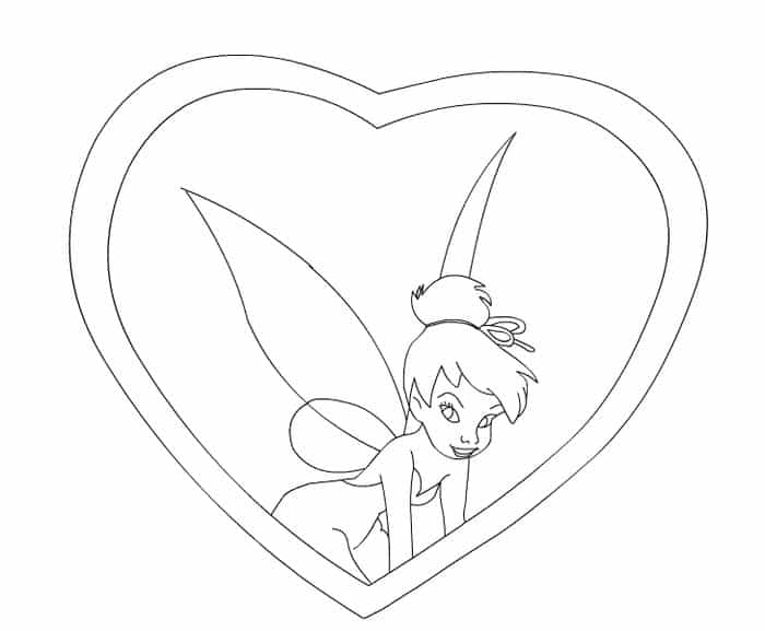 Coloring Book Pages Tinkerbell