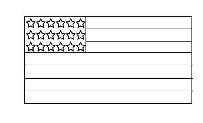 Coloring Pages American Flag Free