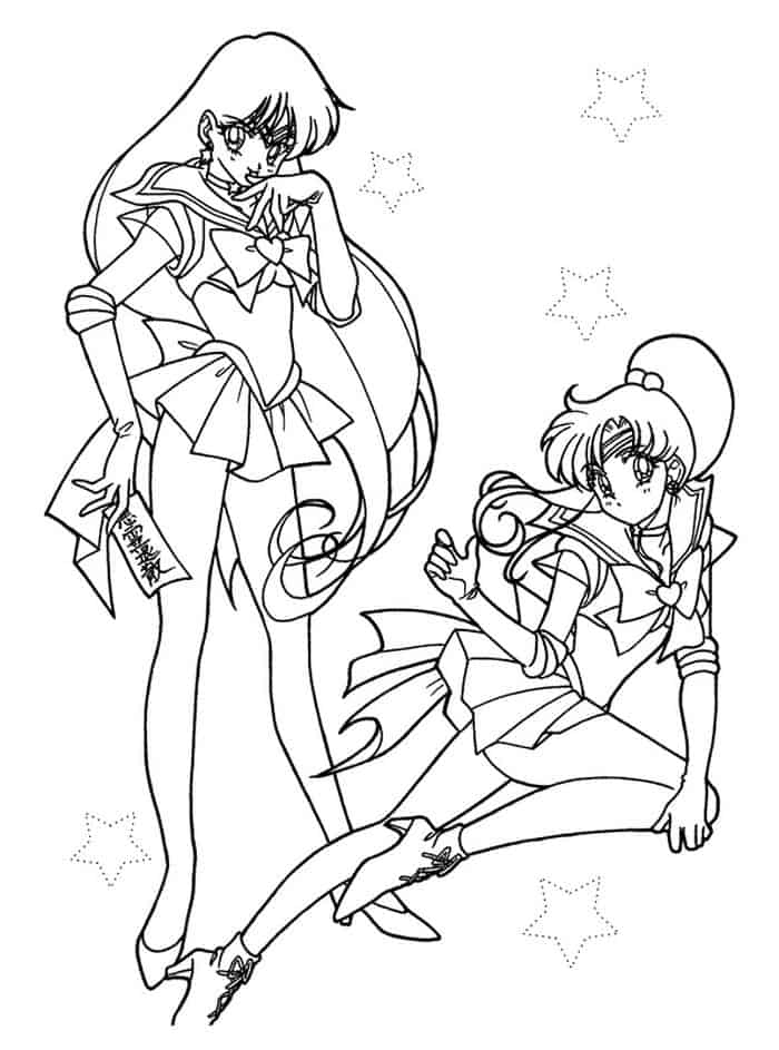 Coloring Pages Anime Sailor Moon Big