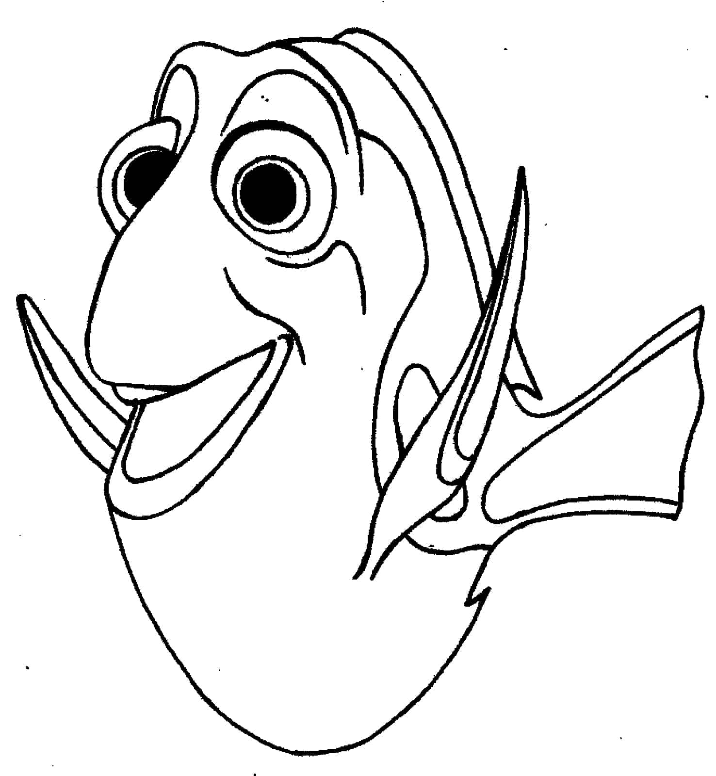Coloring Pages Finding Nemo Dory
