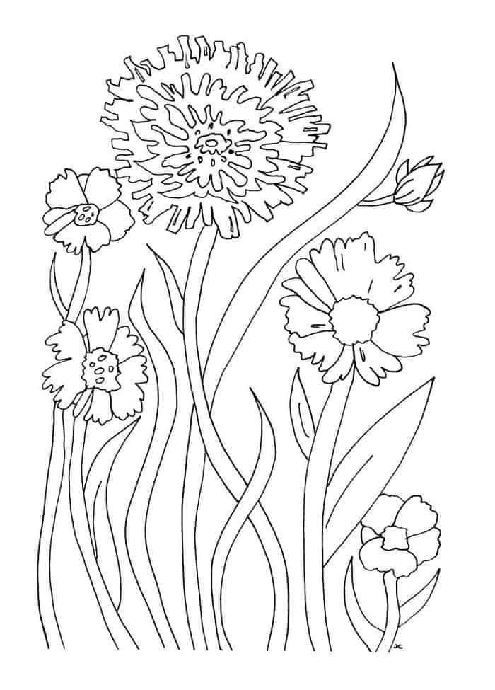 Coloring Pages Flowers