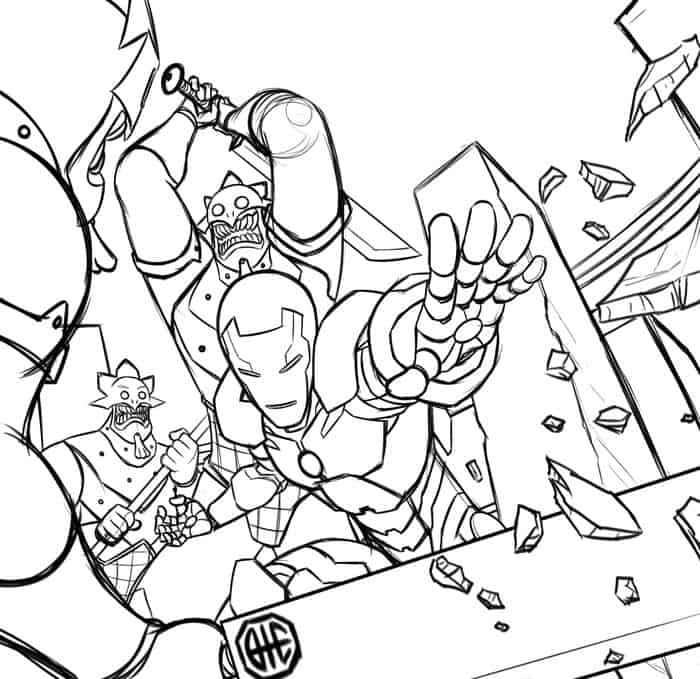 Coloring Pages For Avengers