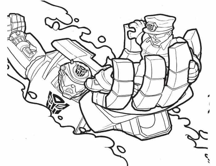 Coloring Pages For Boys Transformers