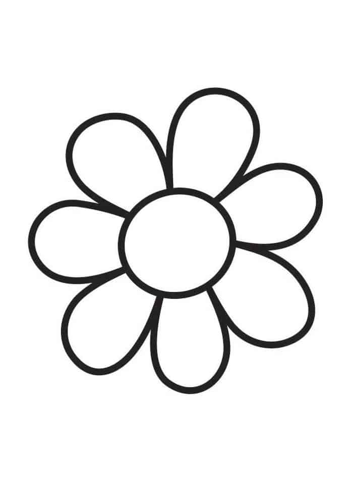Coloring Pages For Kids Flowers