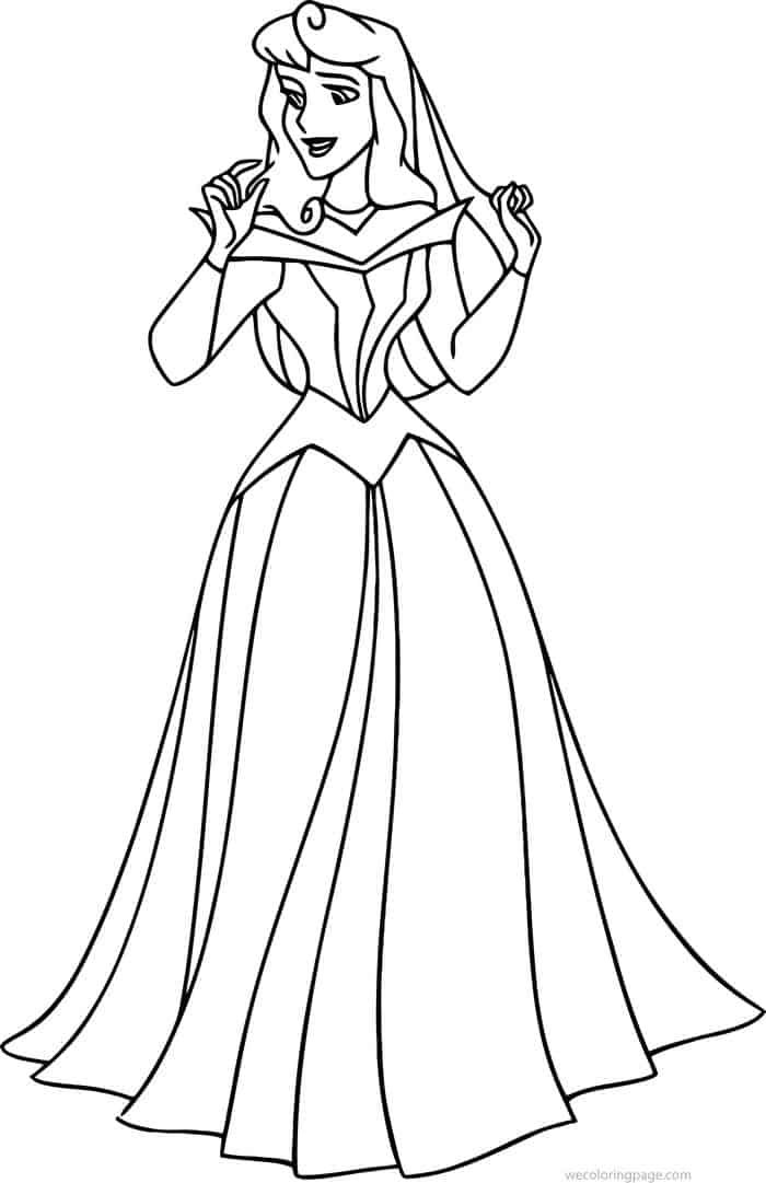 Coloring Pages For Kids Sleeping Beauty