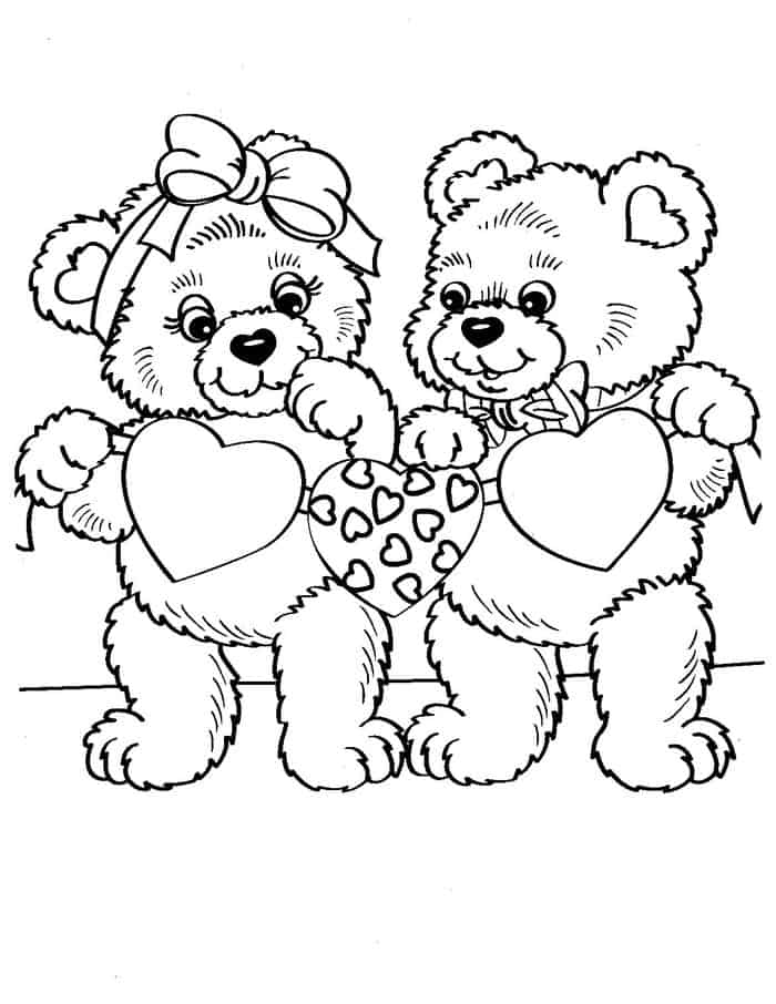 Coloring Pages For Kids Valentines Day