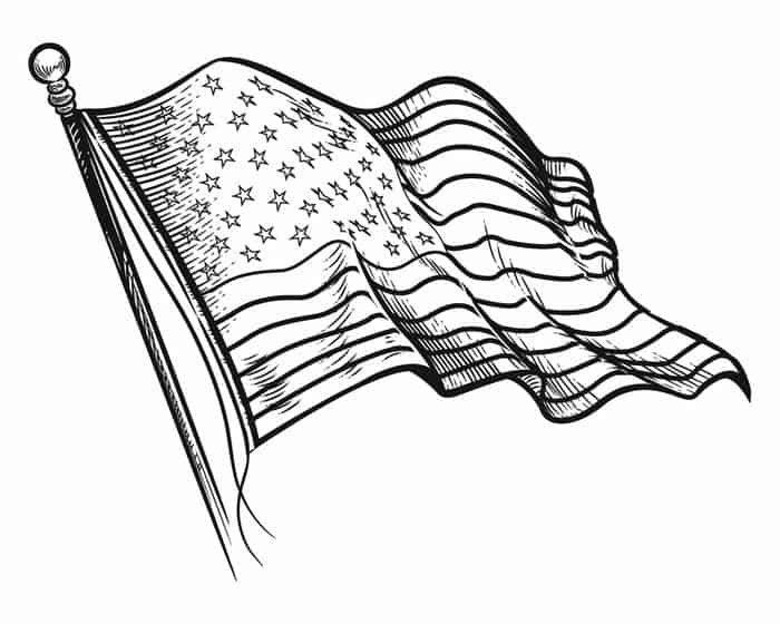 Coloring Pages For The American Flag