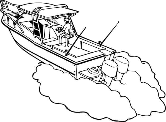 Coloring Pages Houston Boat