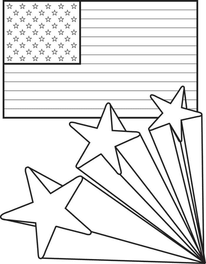 Coloring Pages Of American Flag
