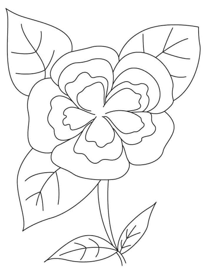 Coloring Pages Of Flowers For Adults