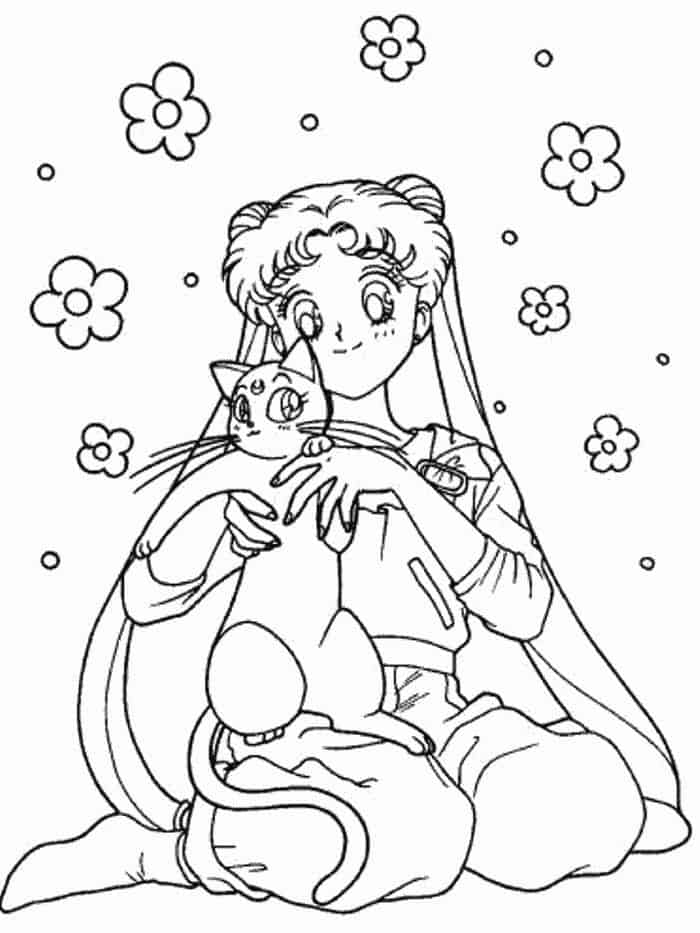 Coloring Pages Of Sailor Moon