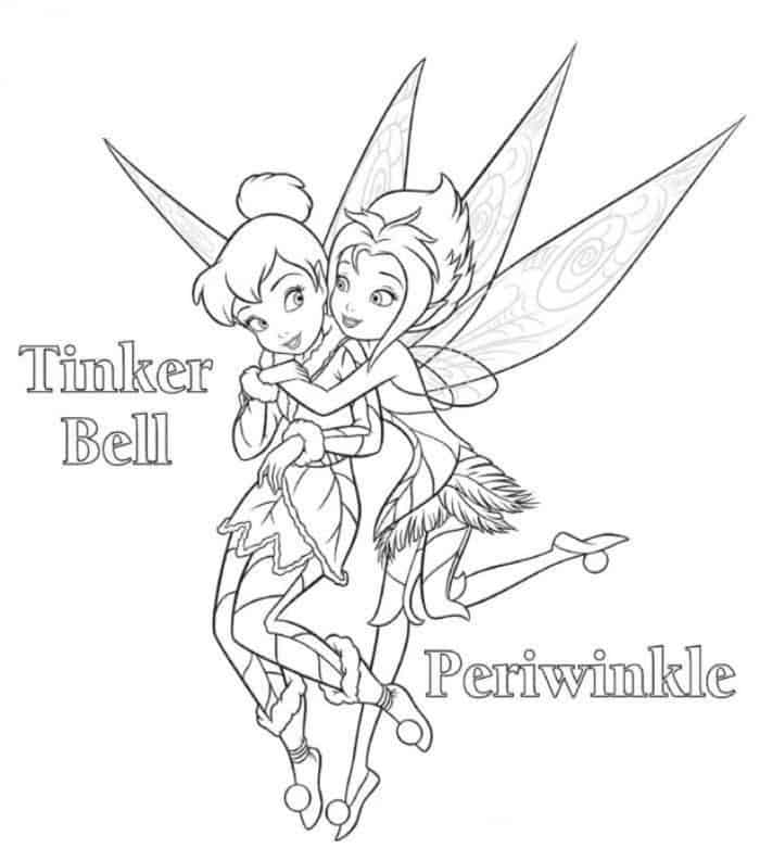 Coloring Pages Of Tinkerbell And Friends