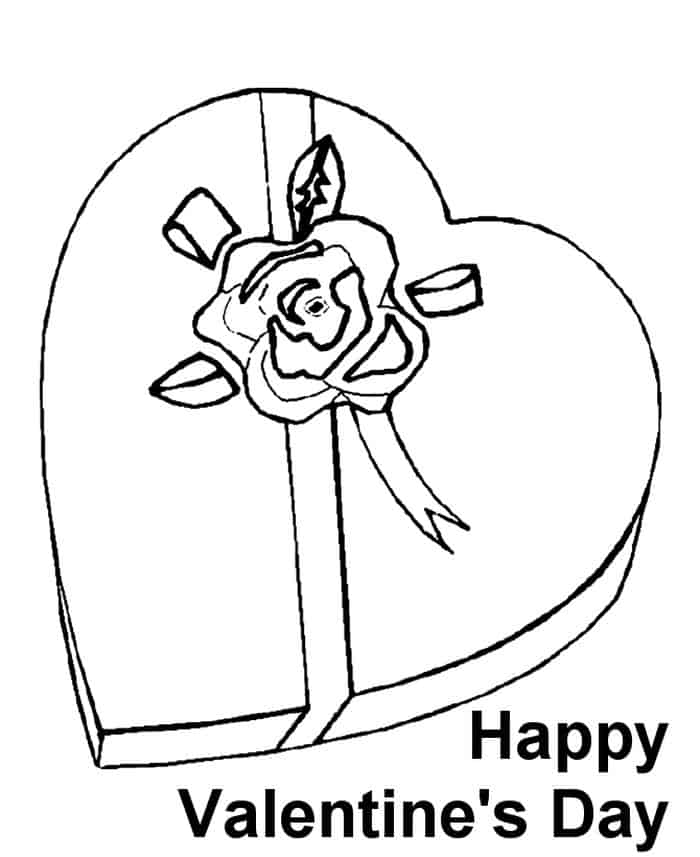 Coloring Pages Of Valentines Day