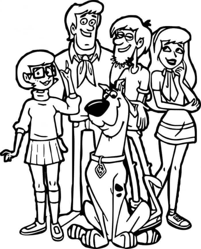 Coloring Pages Printable Scooby Doo