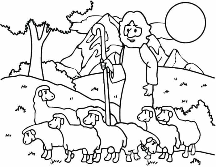 Coloring Pages Sheep Shifting Rod And Ability Bone