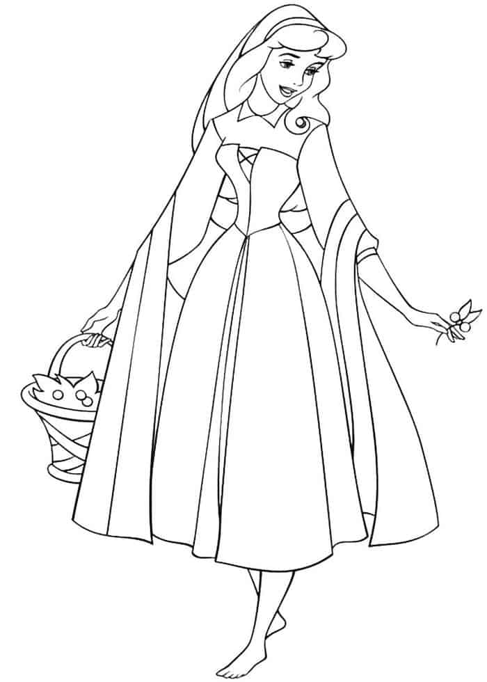 Coloring Pages Sleeping Beauty